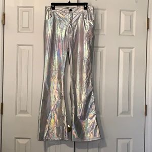 Iridescent Flare Pants